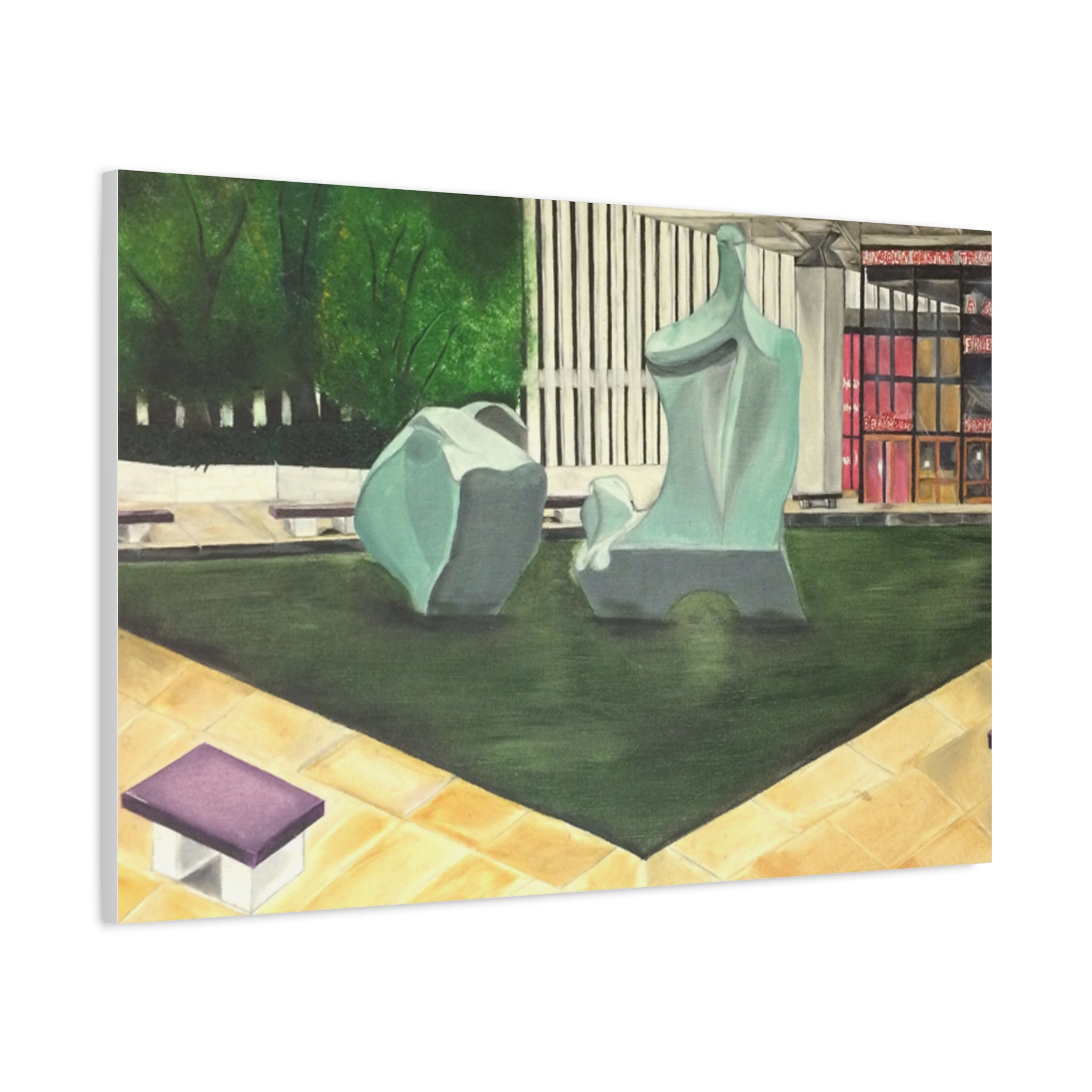 Lincoln Center Pond Reflection