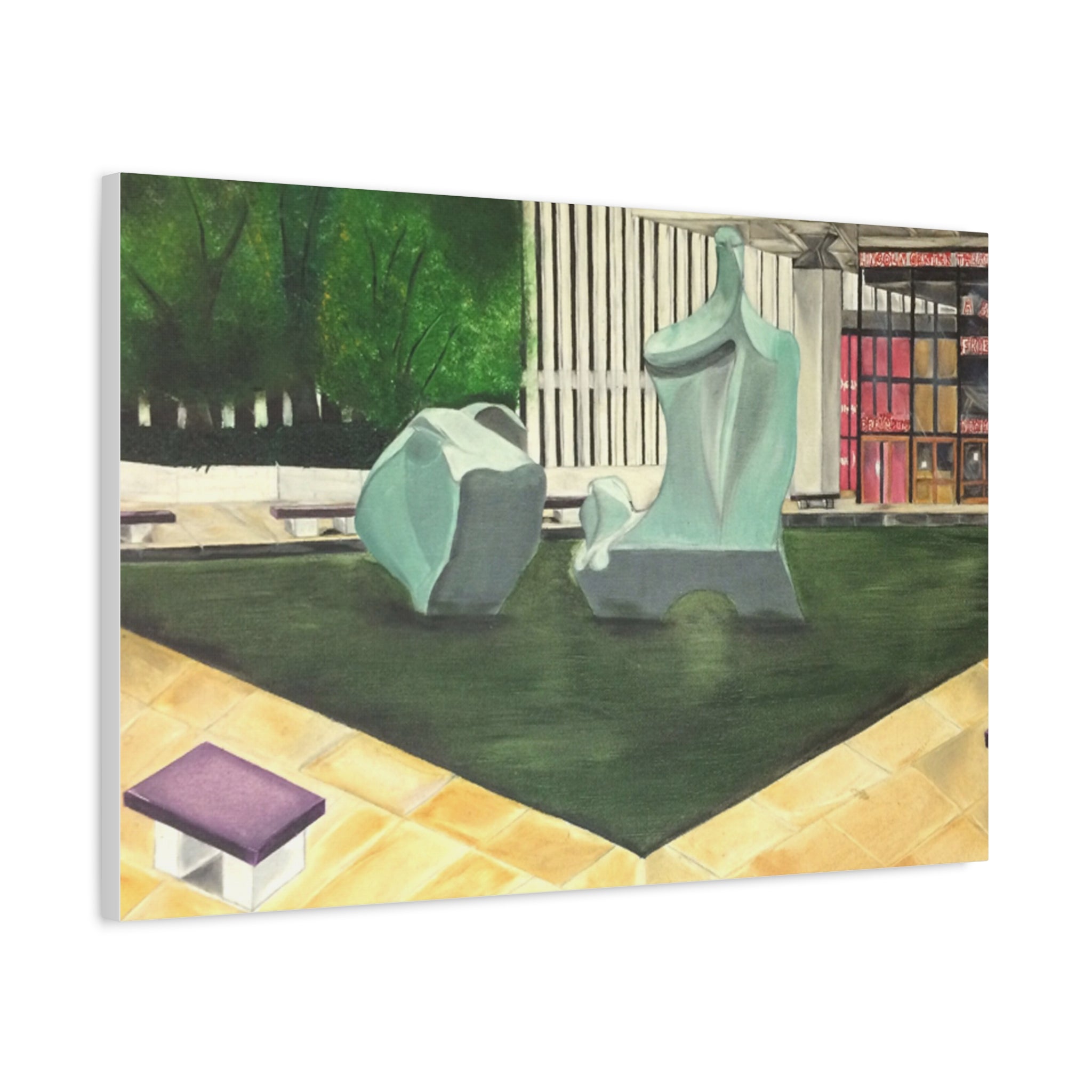 Lincoln Center Pond Reflection