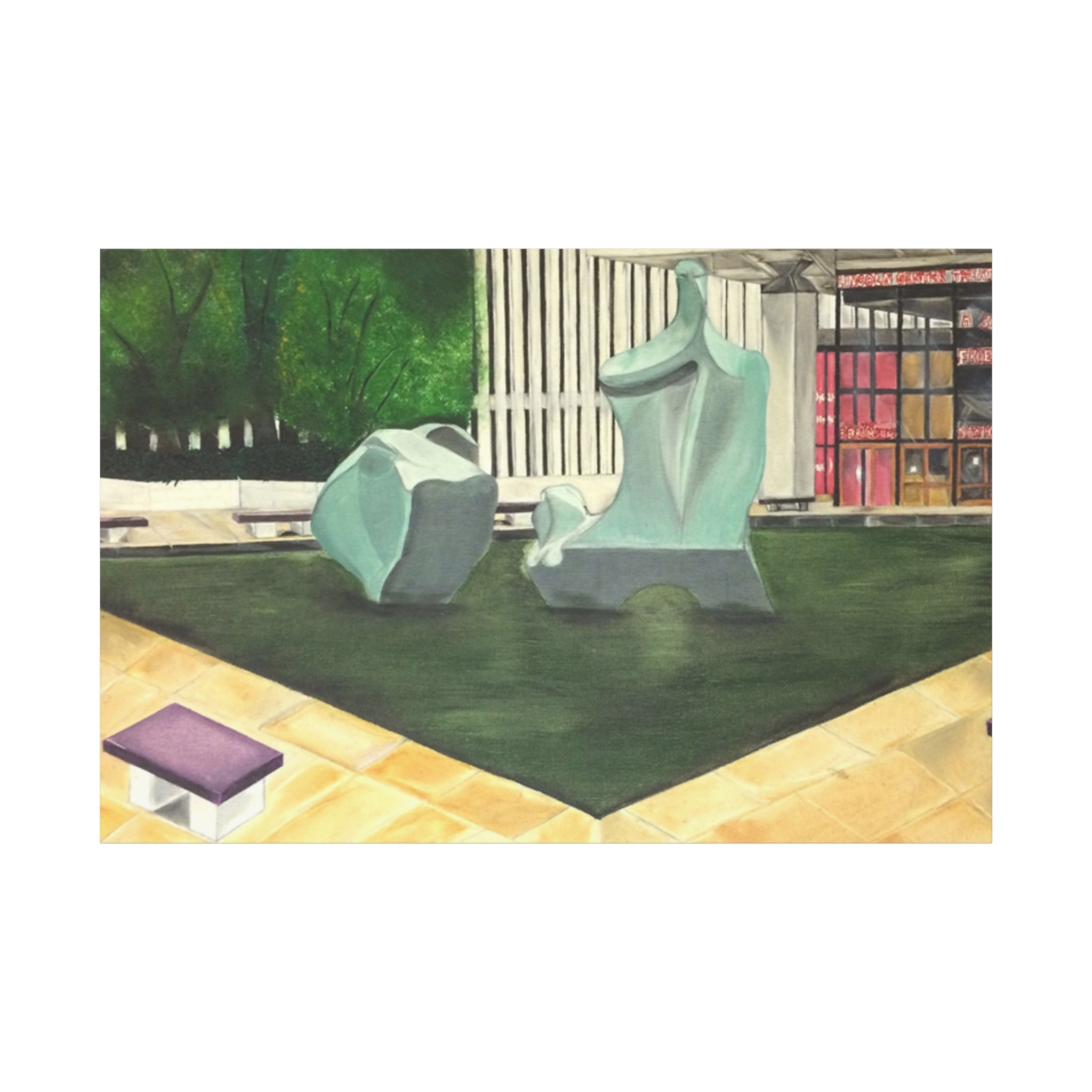 Lincoln Center Pond Reflection