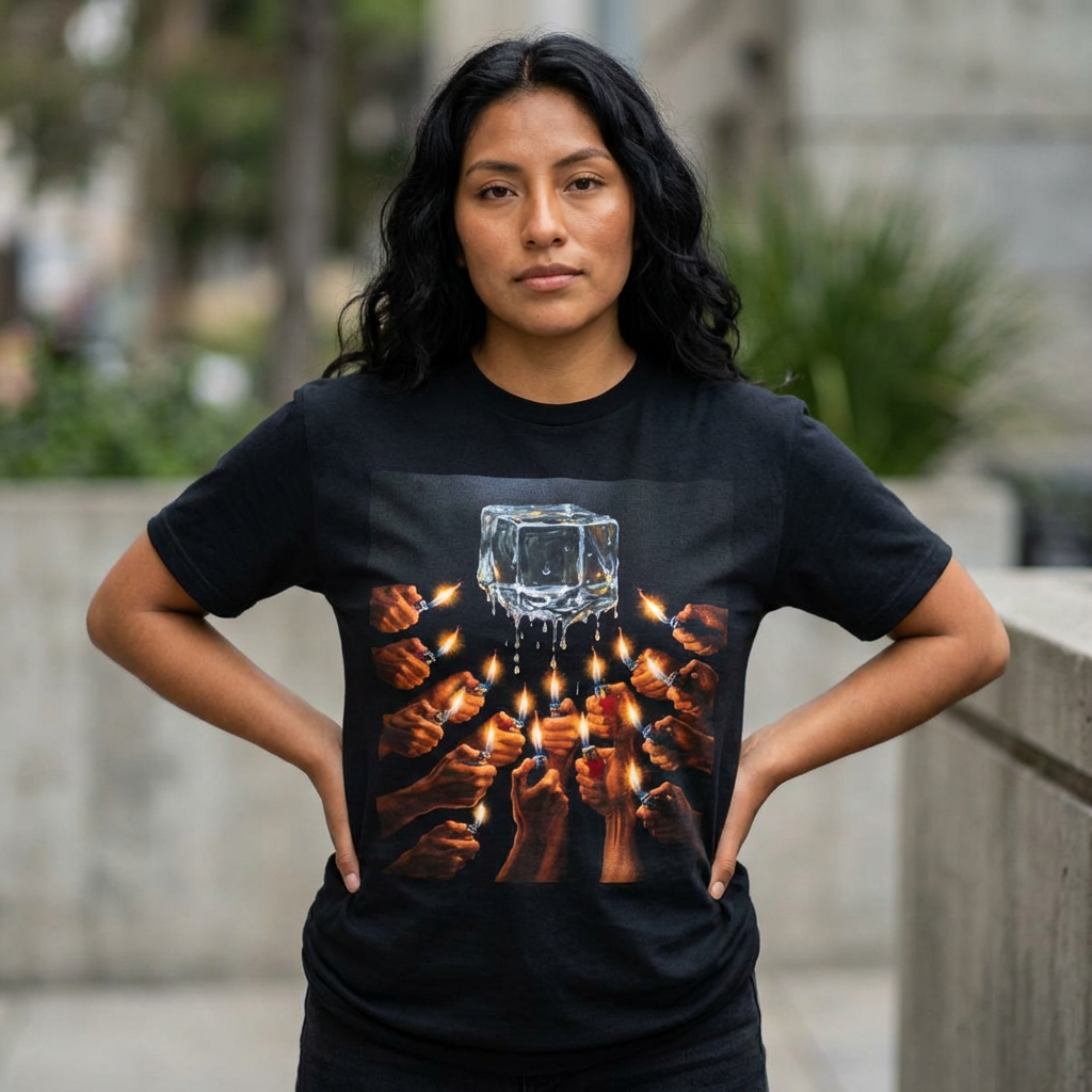 Melt the Divide — Burn Partiality Tee