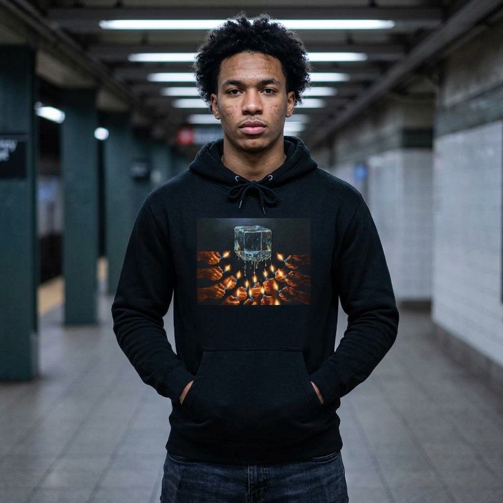 Melt the Divide — Burn Partiality Hoodie