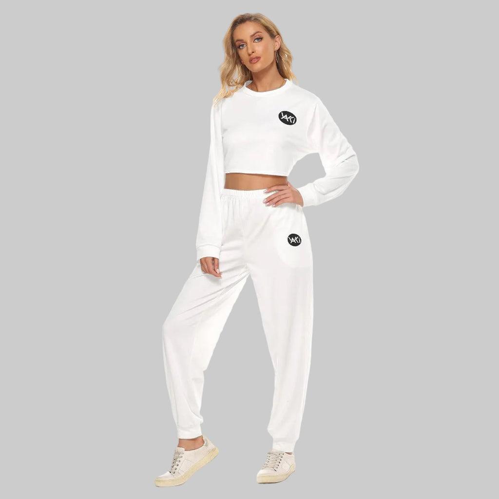 AAWKI Women's Cropped Sweatsuit