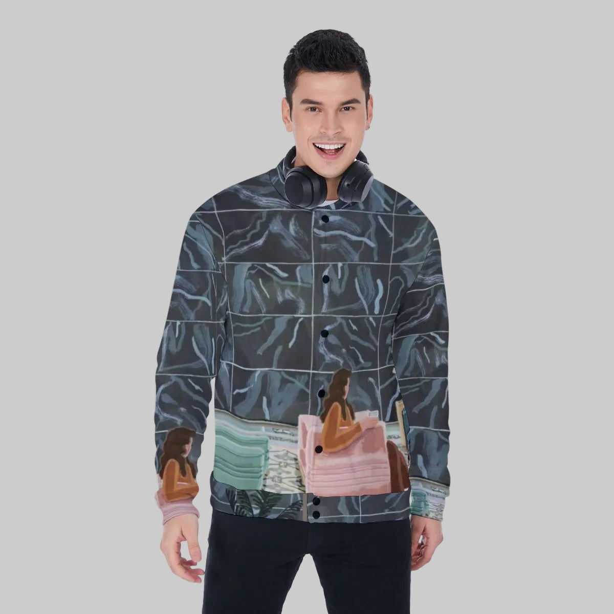 Figure Study Varsity Jacket