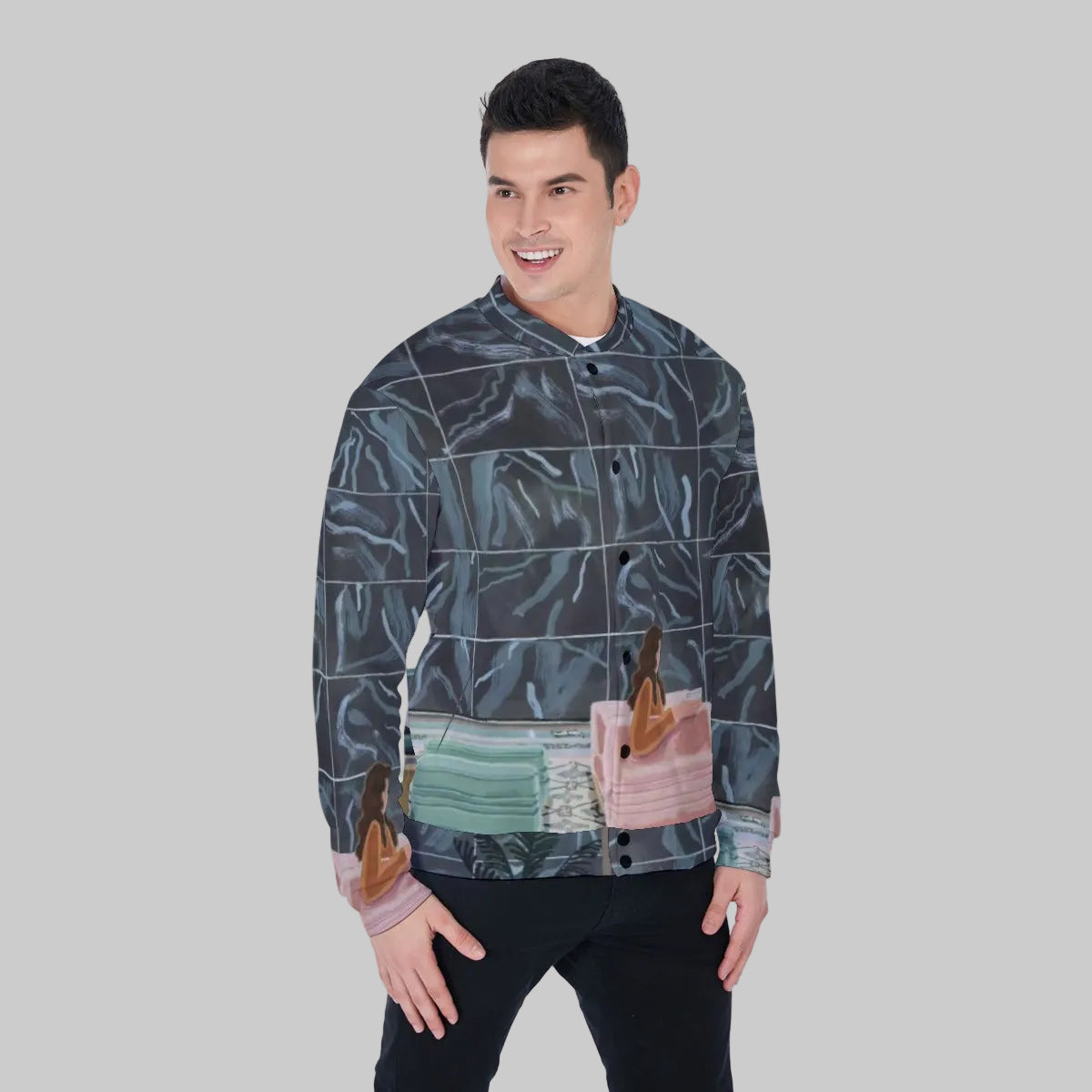 Figure Study Varsity Jacket