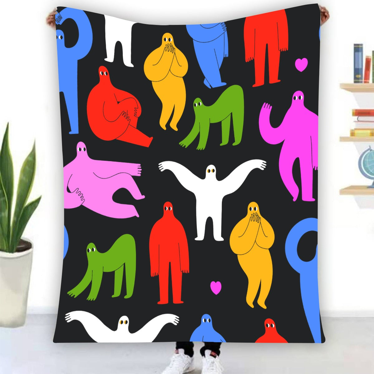 Urban Doodle Flannel Blanket