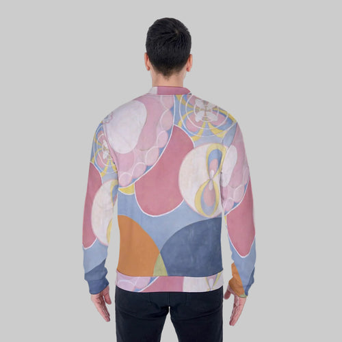Abstract Flow Varsity Jacket