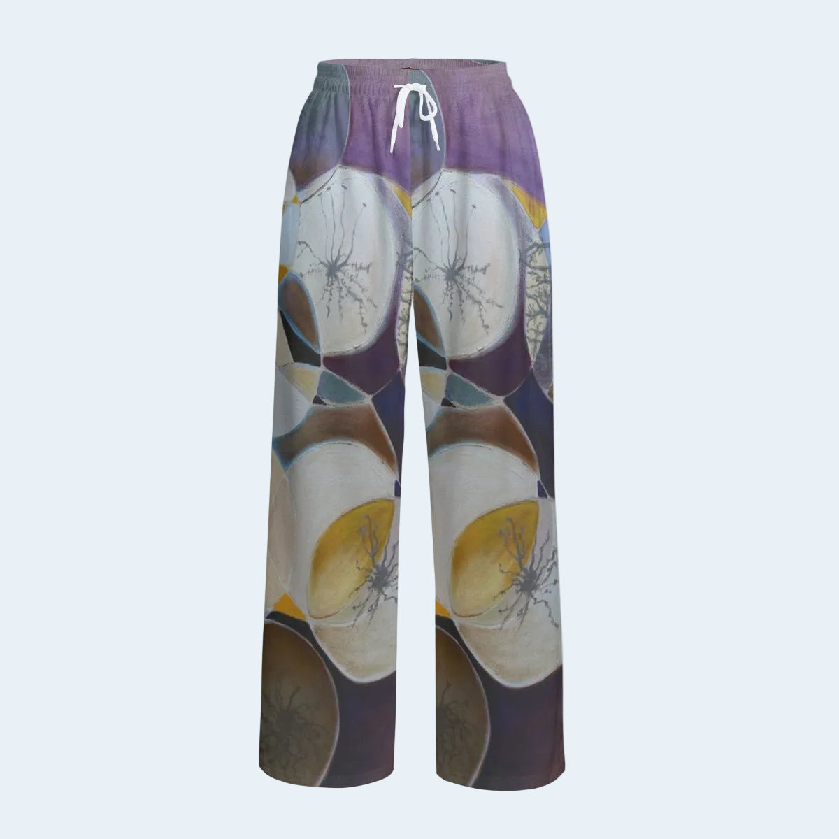 Abstract Wide Leg Pants