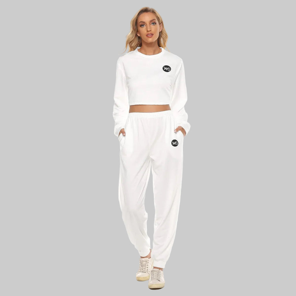 AAWKI Women's Cropped Sweatsuit