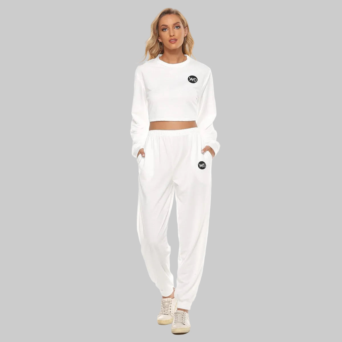 AAWKI Women's Cropped Sweatsuit
