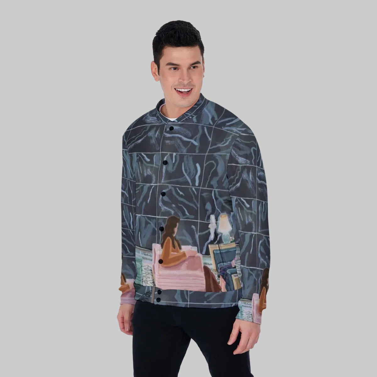 Figure Study Varsity Jacket