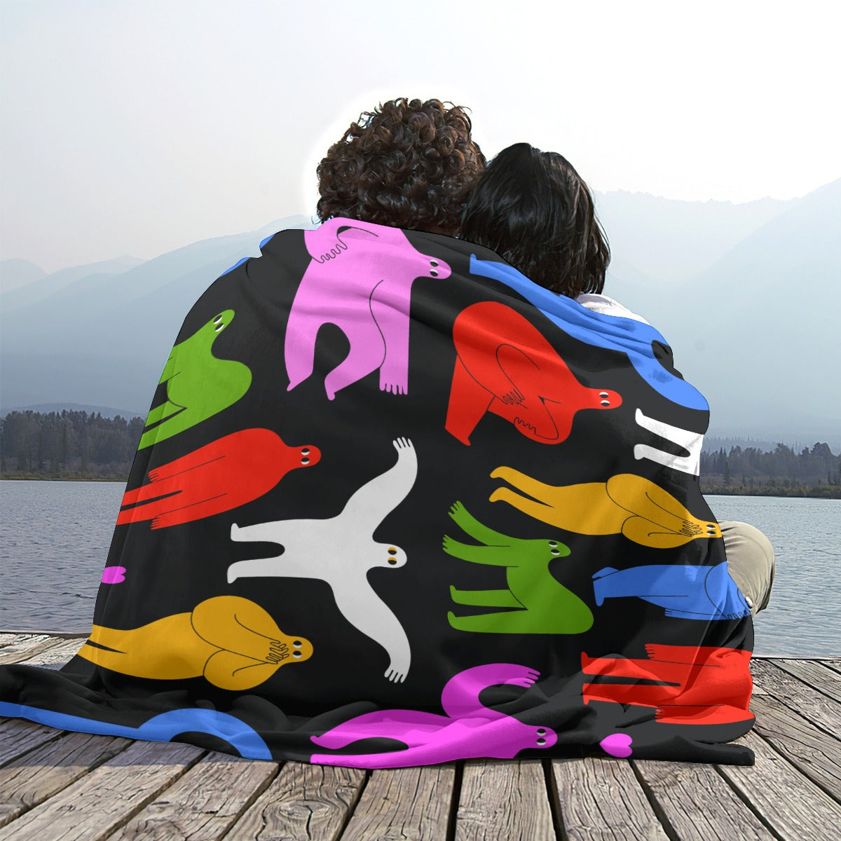 Urban Doodle Flannel Blanket