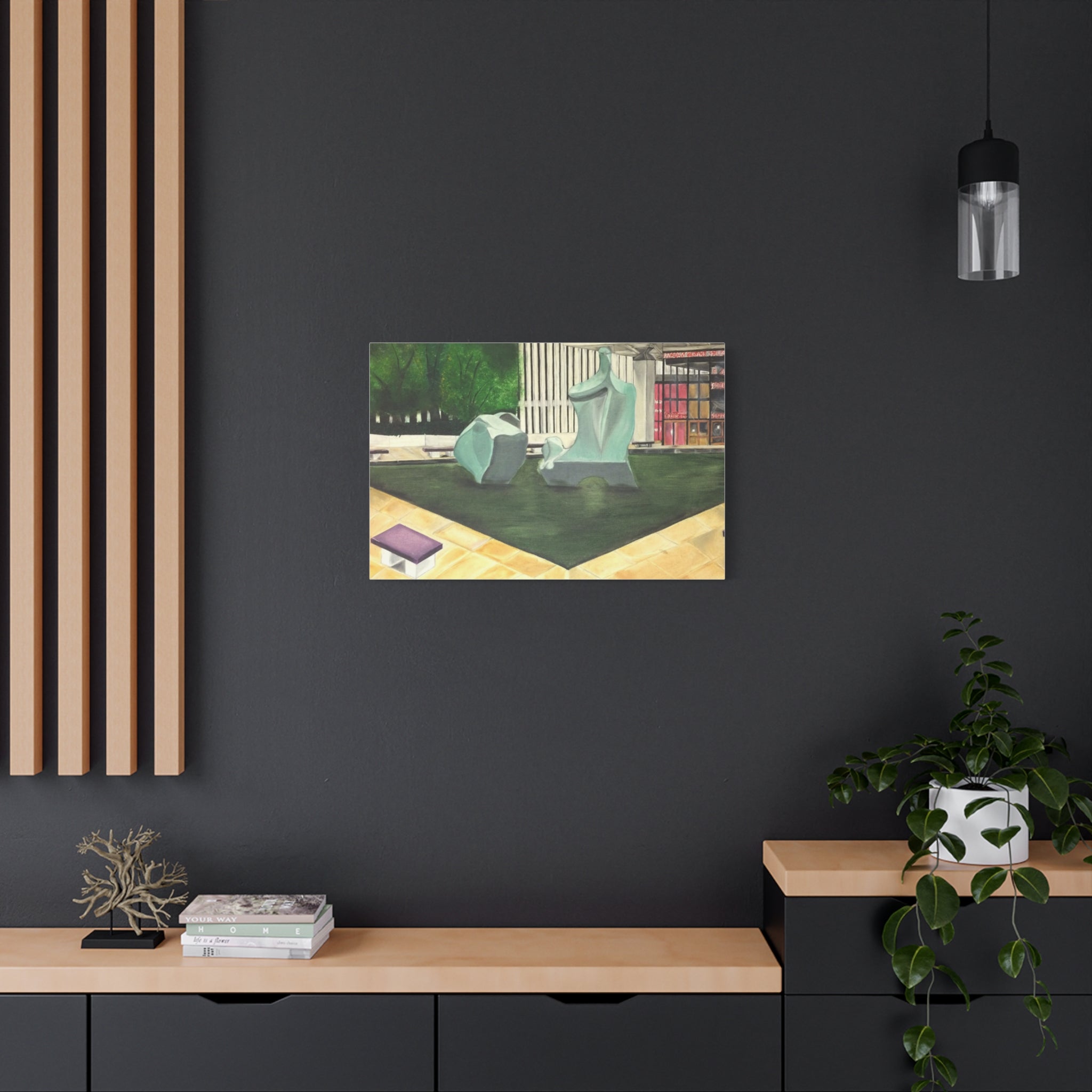 Lincoln Center Pond Reflection