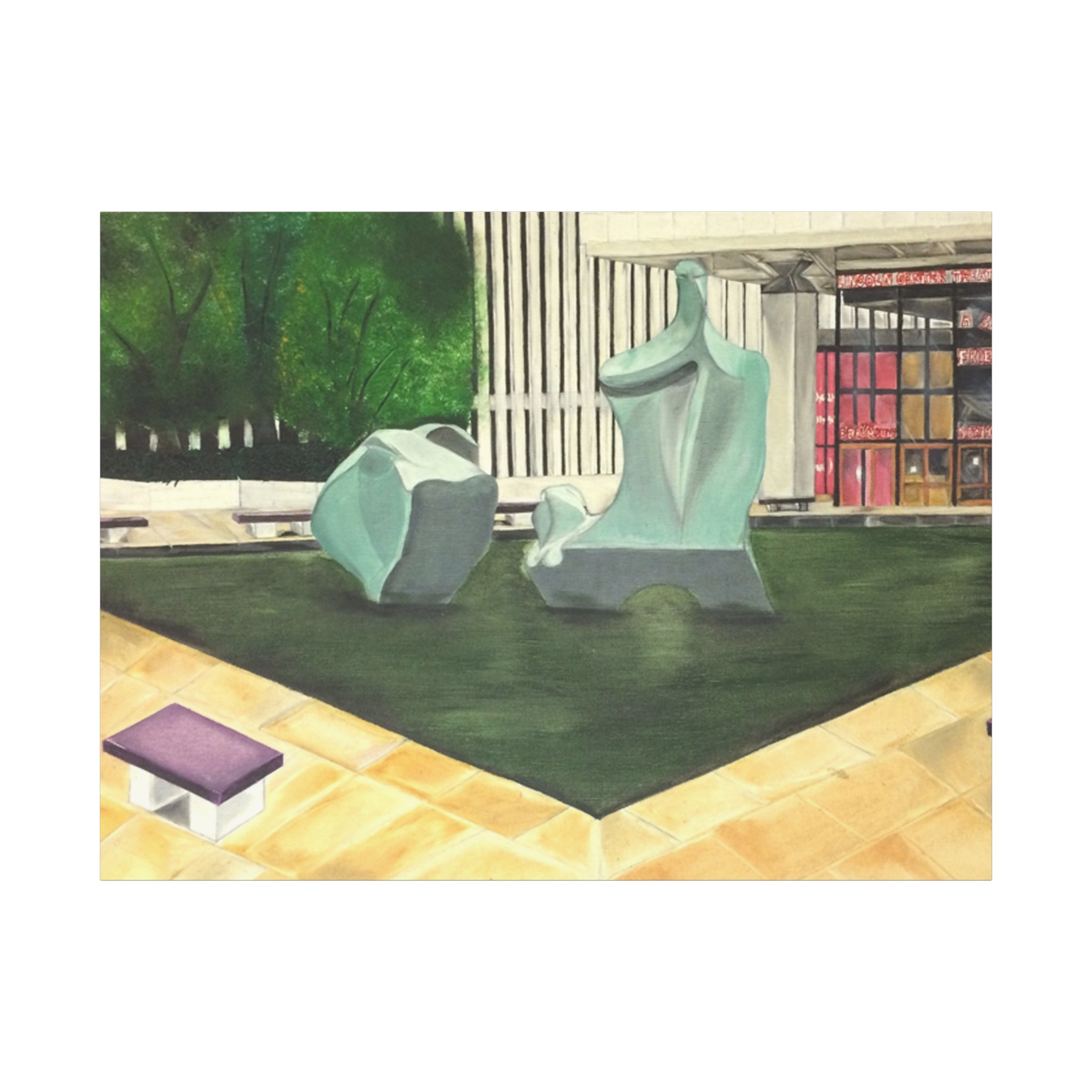 Lincoln Center Pond Reflection