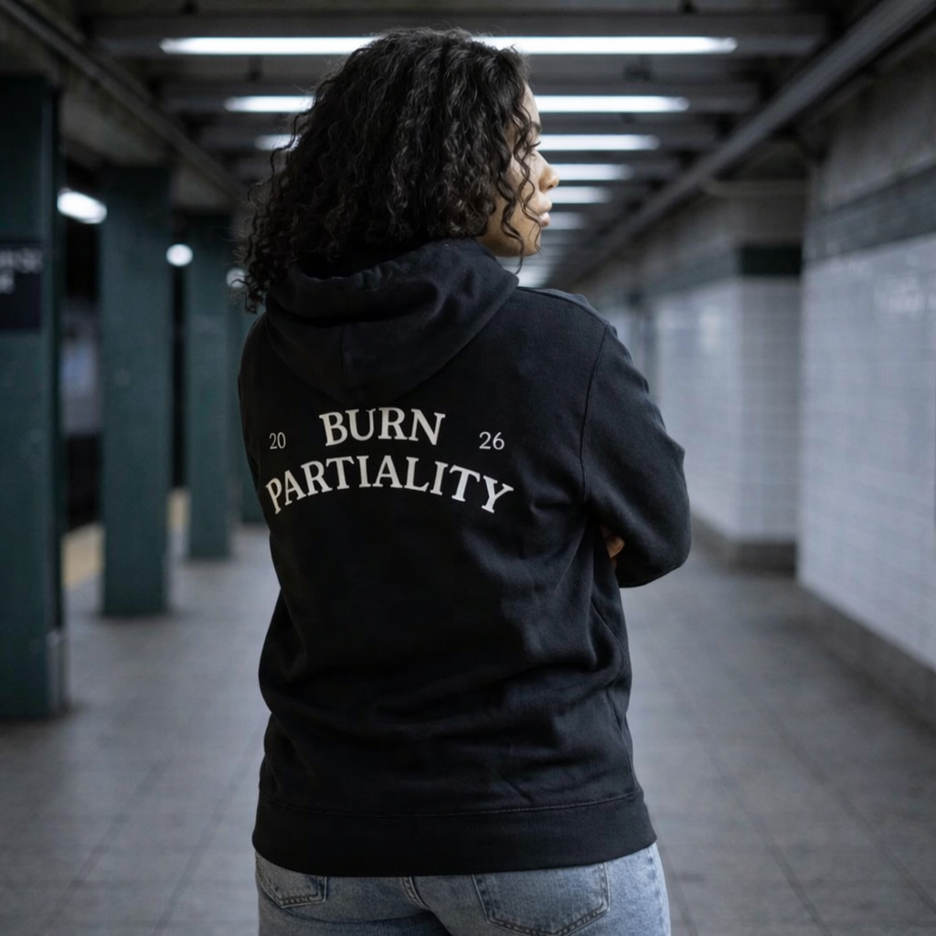 Melt the Divide — Burn Partiality Hoodie