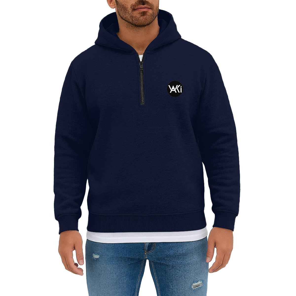 AAWKI Classic Half-Zip Hoodie - Image 2