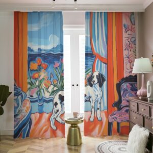 Blossom Paws Blackout Curtains