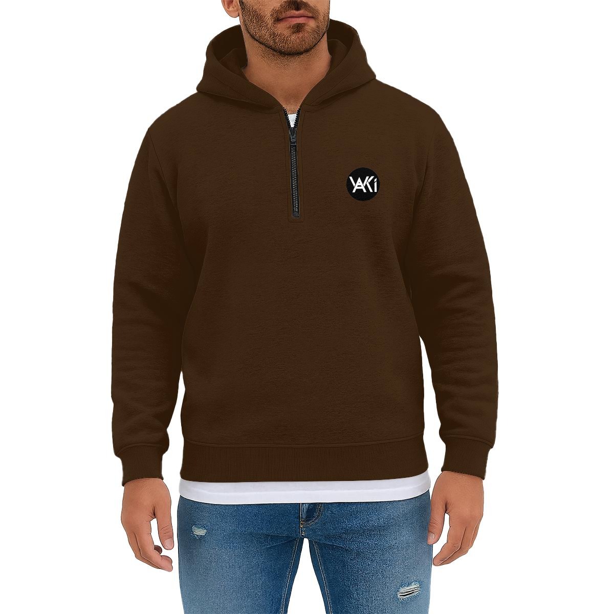 AAWKI Classic Half-Zip Hoodie - Image 5